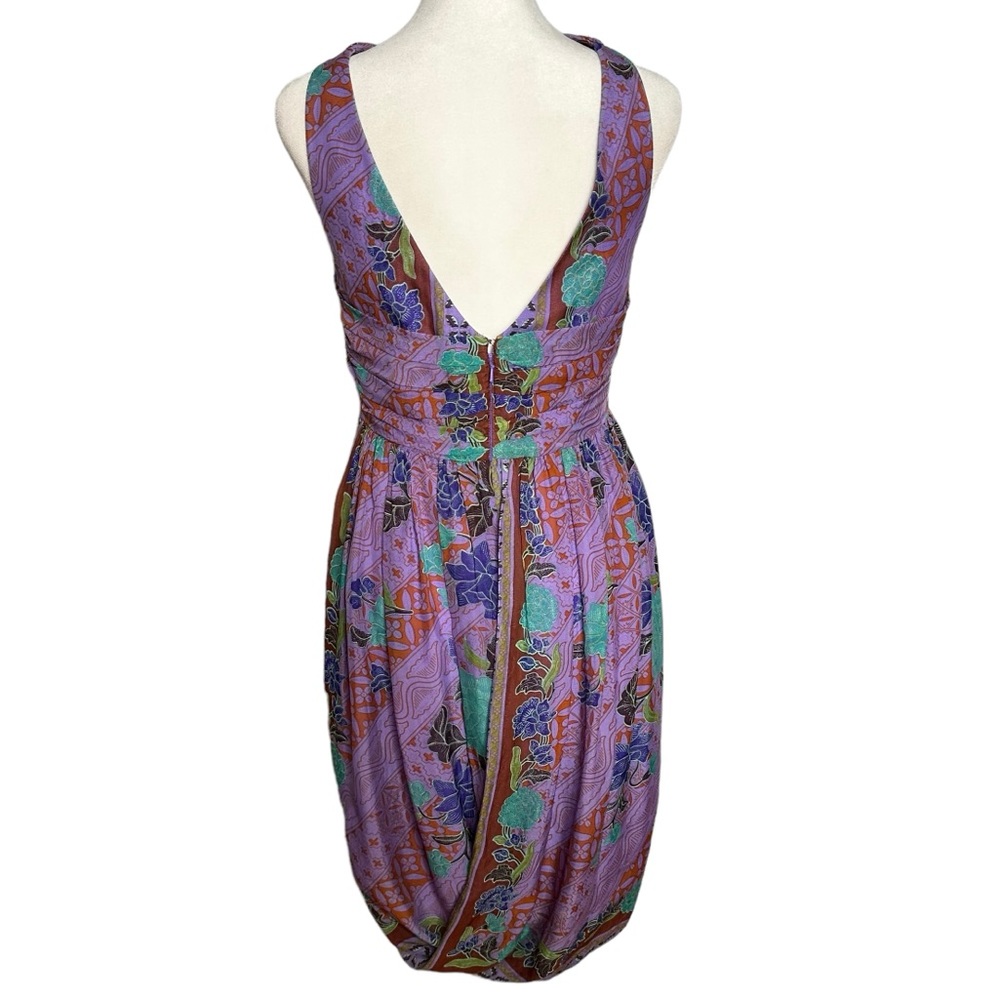 Vintage Nicole Miller Y2K Silk Bubble Dress - Picture 6 of 10